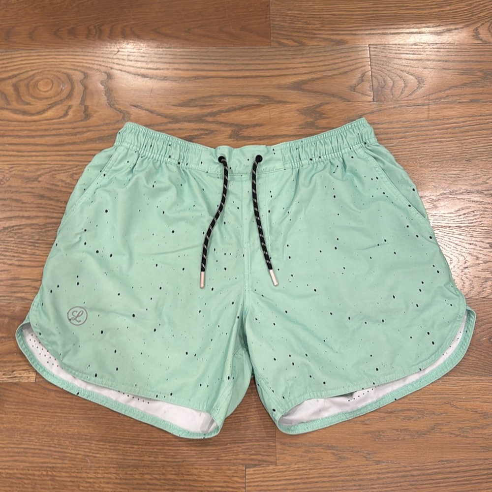 Legends Shorts Green Spatter Men Medium